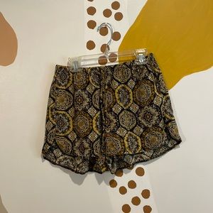 Boho patterned shorts